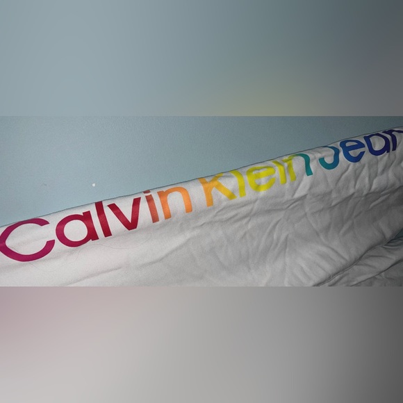 Calvin Klein Sweatpants White - Picture 1 of 3